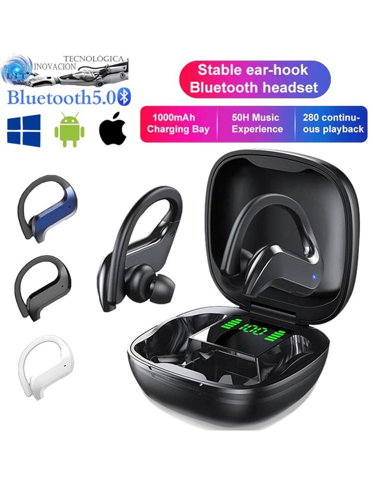 Auriculares Bluetooth Inalámbricos En Movimiento Auriculares 